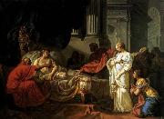 Jacques-Louis  David Antiochus and Stratonica oil